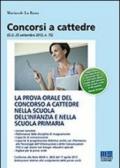 La prova orale del concorso a cattedre nella scuola dell'infanzia e nella scuola primaria