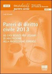 Pareri di diritto civile 2013