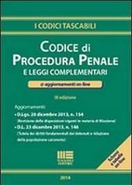 Codice di procedura penale e leggi complementari