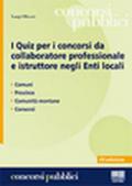 I quiz per i concorsi da collaboratore professionale e istruttore negli enti locali