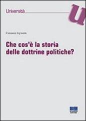 Che cos'è la storia delle dottrine politiche?