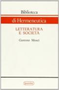 Letteratura e società