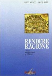 RENDERE RAGIONE (BIENNIO)