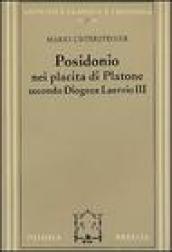 Posidonio nei Placita di Platone secondo Diogene Laerzio III