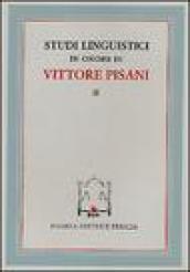 Studi linguistici in onore di Vittore Pisani