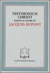 Testimonium Christi. Scritti in onore di Jacques Dupont