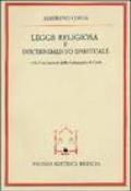 Legge religiosa e discernimento spirituale nelle Costituzioni della Compagnia di Gesù