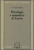 Psicologia e semantica di Tacito