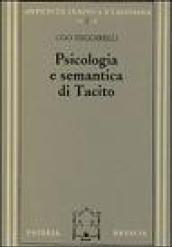 Psicologia e semantica di Tacito