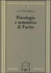 Psicologia e semantica di Tacito