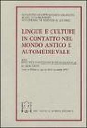 Lingue e culture in contatto nel mondo antico e altomedievale. Atti dell'8º Convegno internazionale di linguisti (Milano, 10-12 settembre 1992)