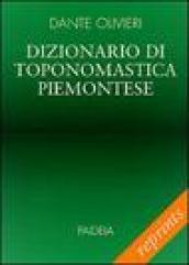 Dizionario di toponomastica piemontese