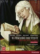 Piacere dei testi. Con MyLabLetteratura. Per le Scuole superiori. Con e-book. Con espansione online: 1