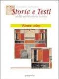 Storia e testi della letteratura latina. Excursus sui generi letterari, strumenti, percorsi per immagini. Per i Licei e gli Ist. magistrali