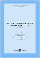 Notai del contado milanese in epoca viscontea