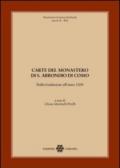 Carte del monastero di S. Abbondio di Como. Dalla fondazione all'anno 1200