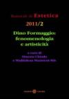 Dino Formaggio. Fenomenologia e artisticità