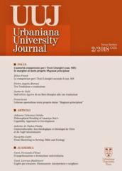 Urbaniana University Journal. Euntes Docete (2018). Ediz. integrale. Vol. 02: L' autorità competente per i testi liturgici (can. 838). In margine al motu proprio Magnum principium