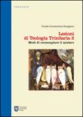 Lezioni di teologia trinitaria. 2.Modi di contemplare il mistero