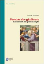 Persone che giudicano. Lineamenti di epistemologia