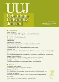 Urbaniana University Journal. Euntes Docete (2020). Vol. 2: Dossier Amazzonia.