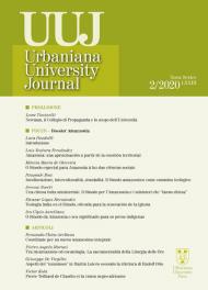 Urbaniana University Journal. Euntes Docete (2020). Vol. 2: Dossier Amazzonia.