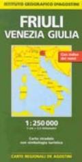 Friuli Venezia Giulia 1:250.000 (72x63)