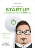 Come creare una startup in proprio con meno di 1000 euro