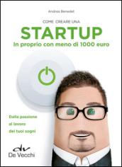 Come creare una startup in proprio con meno di 1000 euro