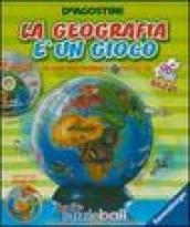 La geografia è un gioco. Con puzzle. Con CD-ROM