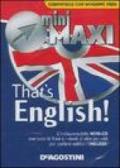 That's English. Con mini CD. Ediz. bilingue