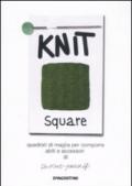Knit square. Quadrati di maglia per comporre abiti e accessori di Do-Knit-yourself
