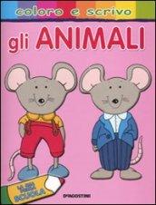 Gli animali. La mia prima scuola. Coloro e scrivo