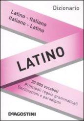 Dizionario latino. Latino-italiano, italiano-latino