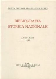 Bibliografia storica nazionale (1967). Vol. 29