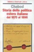 Storia della politica estera italiana dal 1870 al 1896