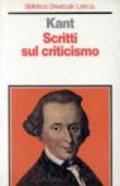 Scritti sul criticismo