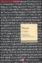 Cratilo. Testo greco a fronte