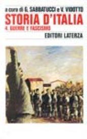 Storia d'Italia. 4.Guerre e fascismo (1914-1943)