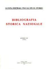 Bibliografia storica nazionale (1993): 55