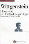 Ultimi scritti 1948-1951. La filosofia della psicologia