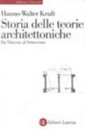 Storia delle teorie architettoniche da Vitruvio al Settecento