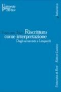 Riscrittura come interpretazione. Dagli umanisti a Leopardi