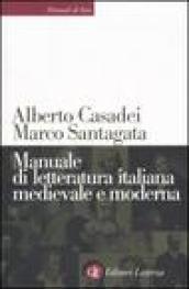 Manuale di letteratura italiana medievale e moderna