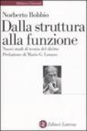 Dalla struttura alla funzione: Nuovi studi di teoria del diritto (Biblioteca universale Laterza)