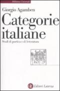 Categorie italiane. Studi di poetica e di letteratura