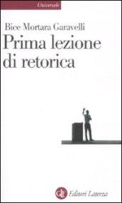 Prima Lezione Di Retorica