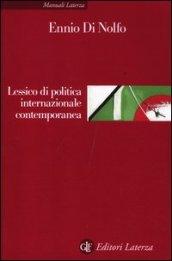 Lessico di politica internazionale contemporanea