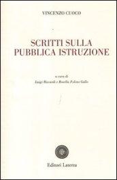 Scritti sulla pubblica istruzione