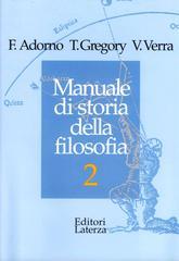 Manuale di storia della filosofia. Per i Licei e gli Ist. Magistrali vol.2